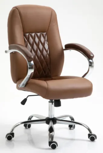 Kožená pohodlná kancelárska stolička